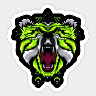 bear roar Sticker